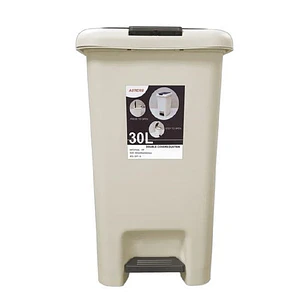 Basurero 30 Lts Beige