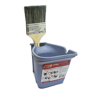 Jarra Plástica Porta Brocha Y Pintura Lizcal