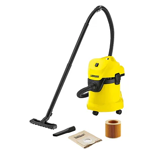 Aspiradora Karcher Wd3 1000W 220V 17Lt [Hogar, Polvo Agua, Funcion Soplado]