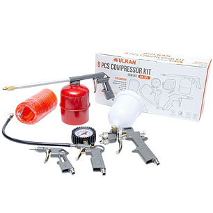 Kit De Accesorios Para Compresor 5 Piezas