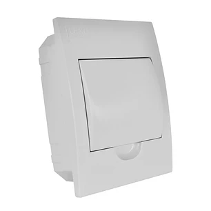 Tablero Empotrar Pvc Lexo 6 Polos Tapa Blanca