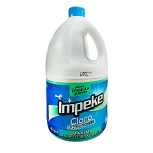 Cloro 4 Lt Concentrado Forte 5% Impeke