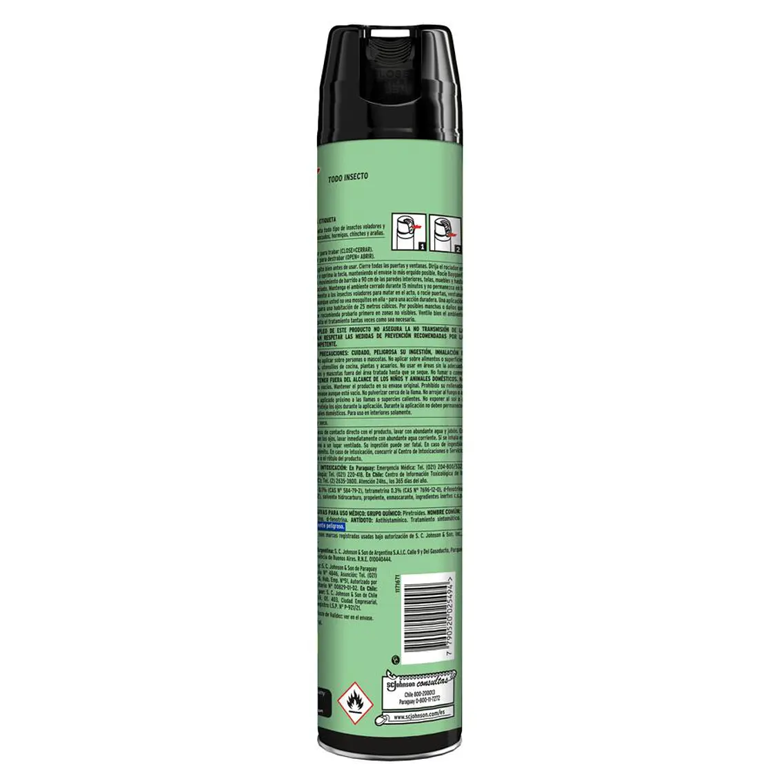 Insecticida Mata Moscas Y Mosquitos 450Ml Baygon 3