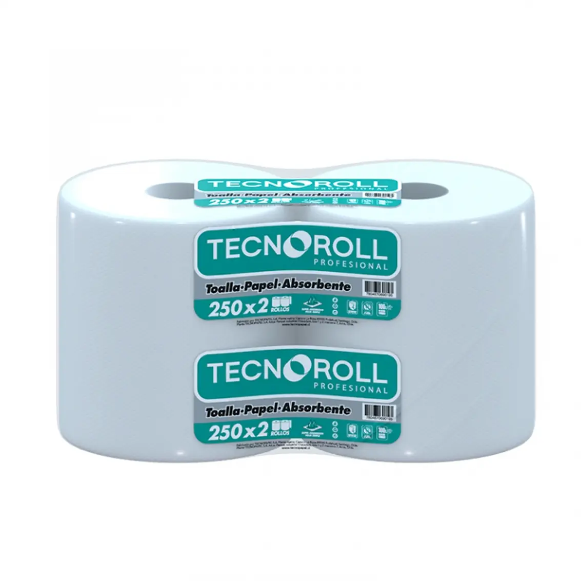 Toalla Papel Jumbo 1 X 2 Rollos X 250Mt 1
