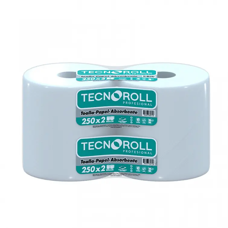 Toalla Papel Jumbo 1 X 2 Rollos X 250Mt 1
