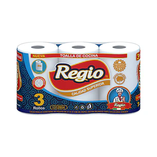 Toalla Nova Cocina Regio 3 Rollos