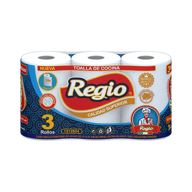 Toalla Nova Cocina Regio 3 Rollos 1