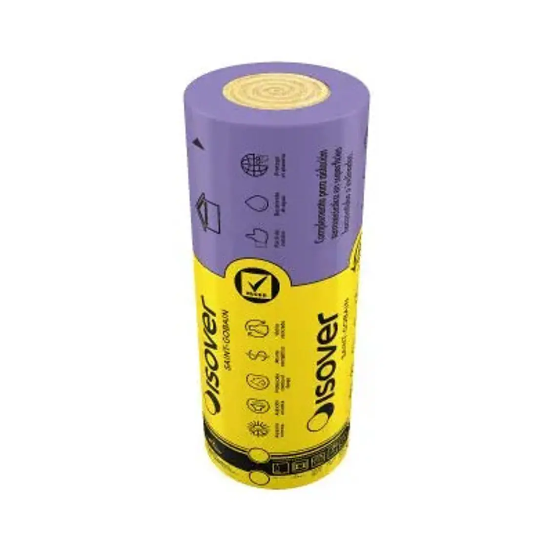 Lana Vidrio Libre 0.60 X 44Mts. E40 Isover 2