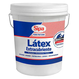 Latex Extra Cubriente Tineta Base Media Sipa [P]