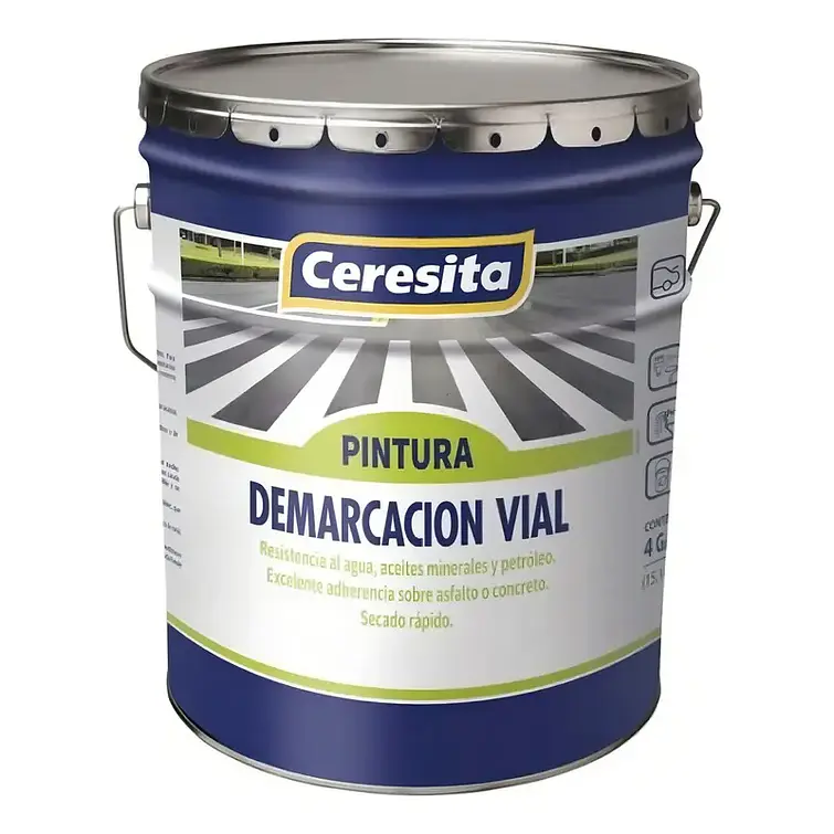 Pintura Ceresita Trafico Amarillo Tineta 4 Gl 1