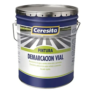 Pintura Ceresita Trafico Blanco Tineta