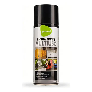 Esmalte Spray Passol Negro S/R 400 Ml