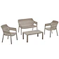 Juego De Terraza Malaga Beige - Miniatura 4