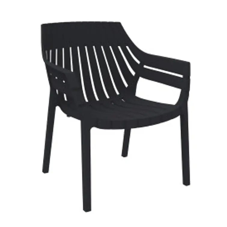 Juego De Terraza Malaga Negro 5