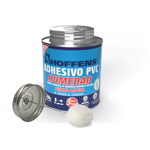 Adhesivo Pvc Humedad 240 Cc Secado Rapido Tapa C/Aplicador