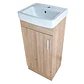 Kit Mueble Claire 40 Rustico + Cubierta Blanche - Miniatura 3