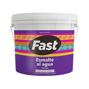 Esmalte Al Agua Fast Blanco 4Gl