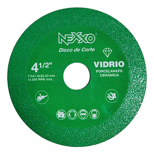 Disco Corte 4,5 Vidrio-Ceramica- Porcelanato Nexxo