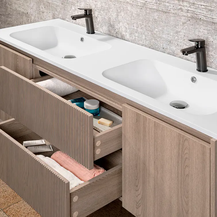 Kit Mueble Sophie 120X46 Color Lenga + Cubierta 3
