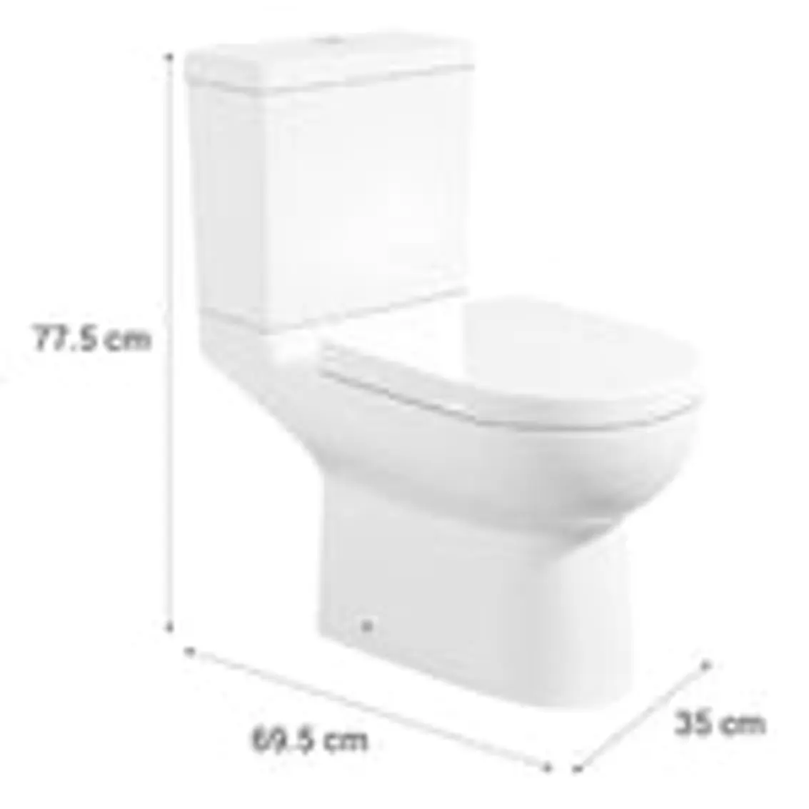 Toilet 2P Cadiz C/Asto Soft Close Multidescarga S/Conector 3