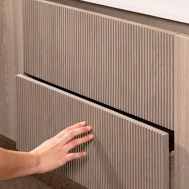 Kit Mueble Sophie 120X46 Color Lenga + Cubierta 5