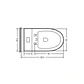 Toilet 2P Cadiz C/Asto Soft Close Multidescarga S/Conector - Miniatura 5