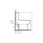 Toilet 2P Cadiz C/Asto Soft Close Multidescarga S/Conector - Miniatura 6