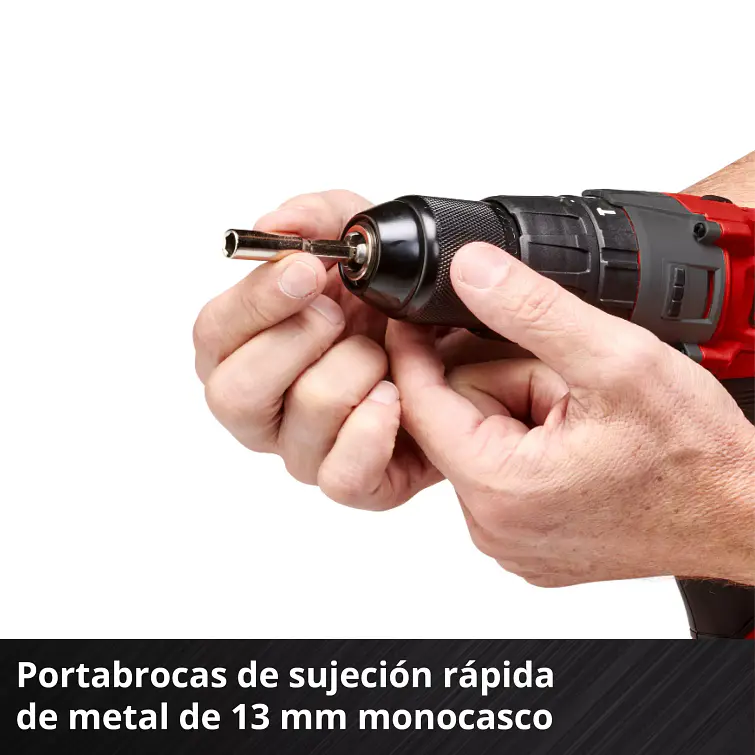 Taladro Inalambrico Einhell Te-Cd 18/2 Li+ Accesorios + 2 Bateria 2.0 Ah 7