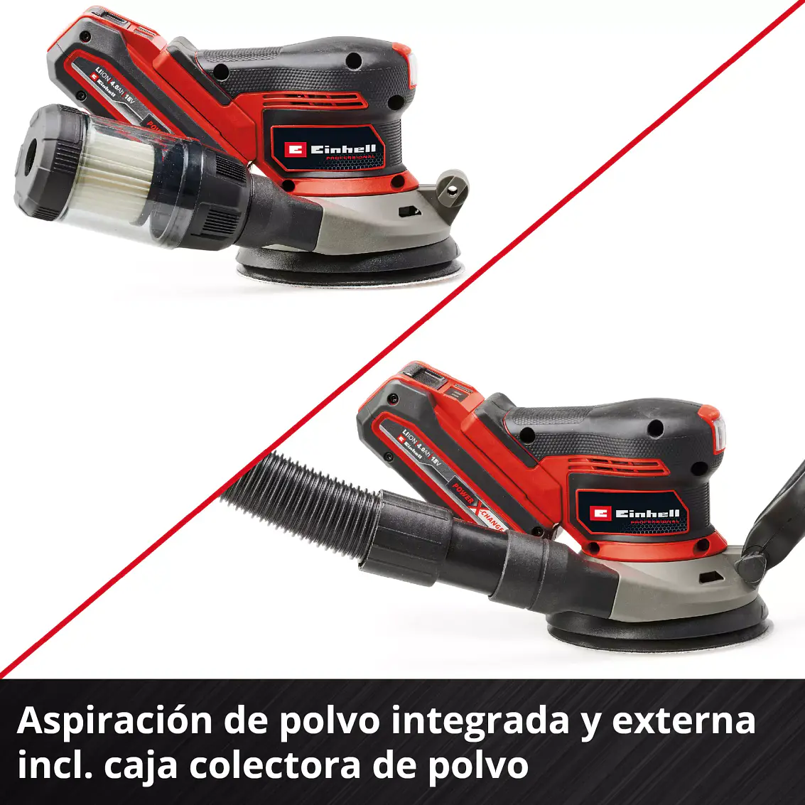 Lijadora Rotorbital Inalambrica Einhell 6000 – 24000 Rpm 7