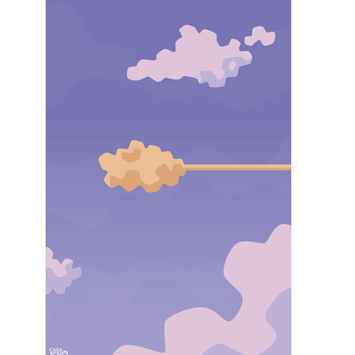 Print Dragon Ball Nube Voladora Clásica (30x45cm) 1