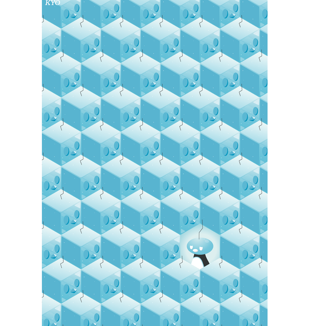 Print Pokémon Eiscue (30x45 cm) 1