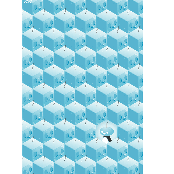 Print Pokémon Eiscue (30x45 cm) 1