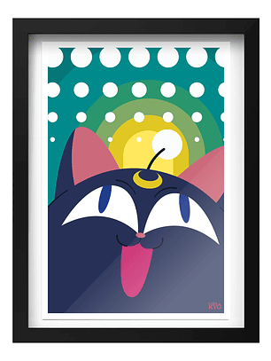 Sailor Moon - Cuadro Negro 