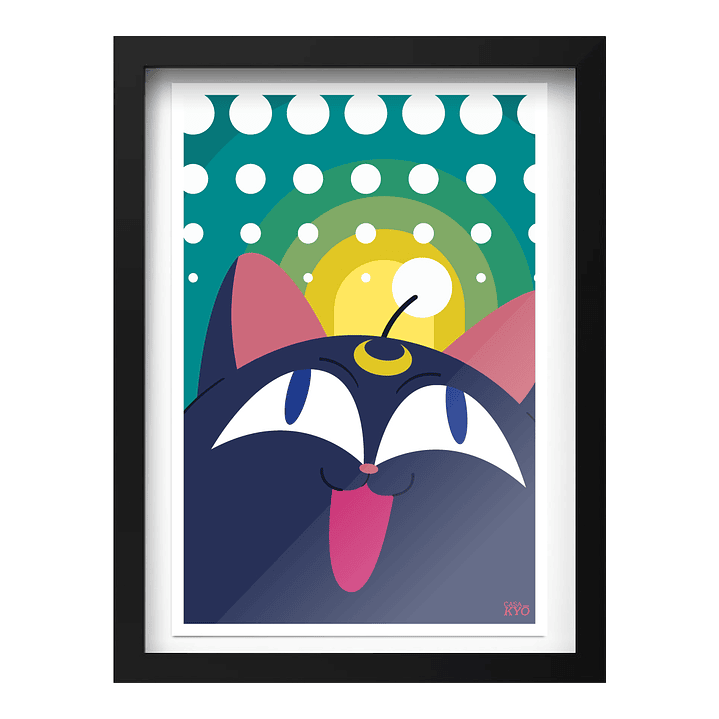 Sailor Moon - Cuadro Negro 