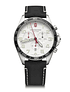 Victorinox Reloj Fieldforce Chrono White Dial Black Leather