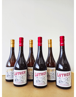 Pack Vermut Luther 3 Rosso + 3 Blanco Licor