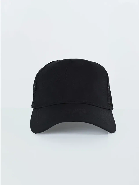 Boné preto de demonstração