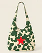 Bianca bag | Animal print | Moo | Verde e creme - Thumbnail 1