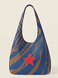 Bianca bag | Animal print | Savana | Azul e castanho - Thumbnail 1