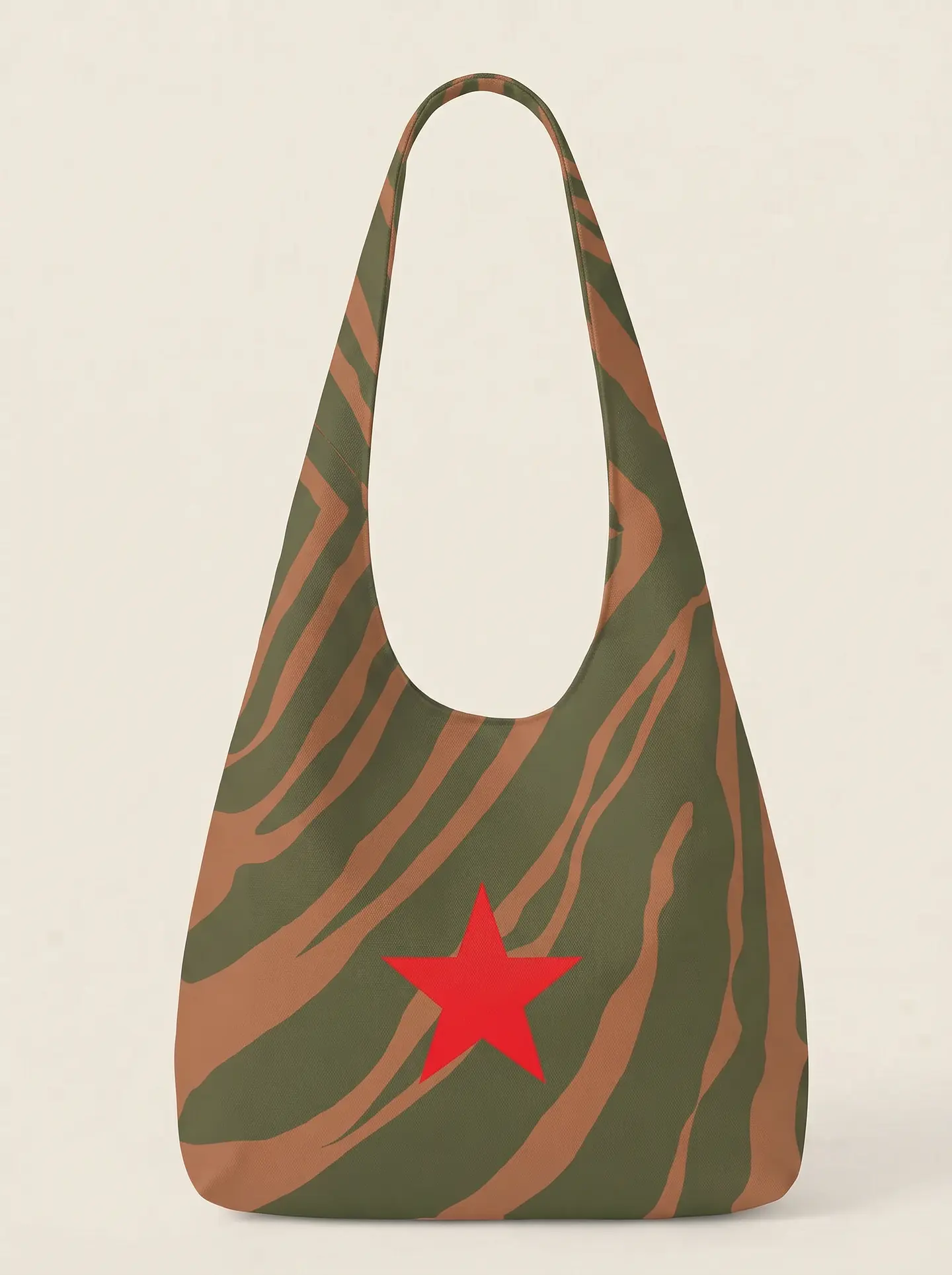 Bianca bag | Animal print | Savana | Verde e castanho 1