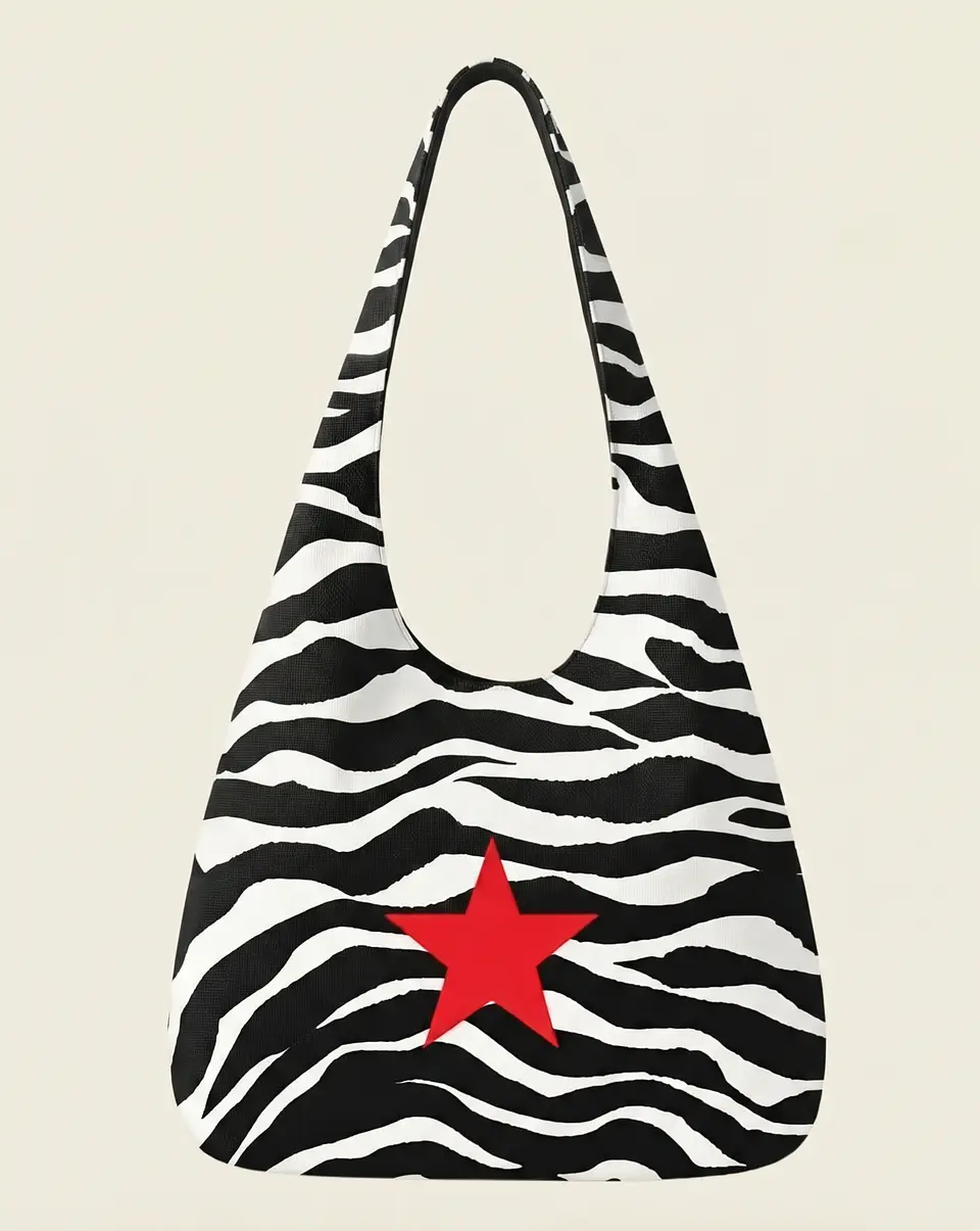 Bianca bag | Animal print | Zazu | Preto e branco 1