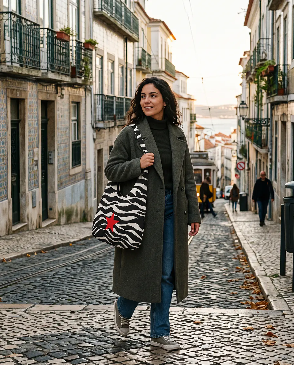 Bianca bag | Animal print | Zazu | Preto e branco 2