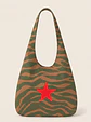 Bianca bag | Animal print | Zazu | Verde e castanho - Thumbnail 1