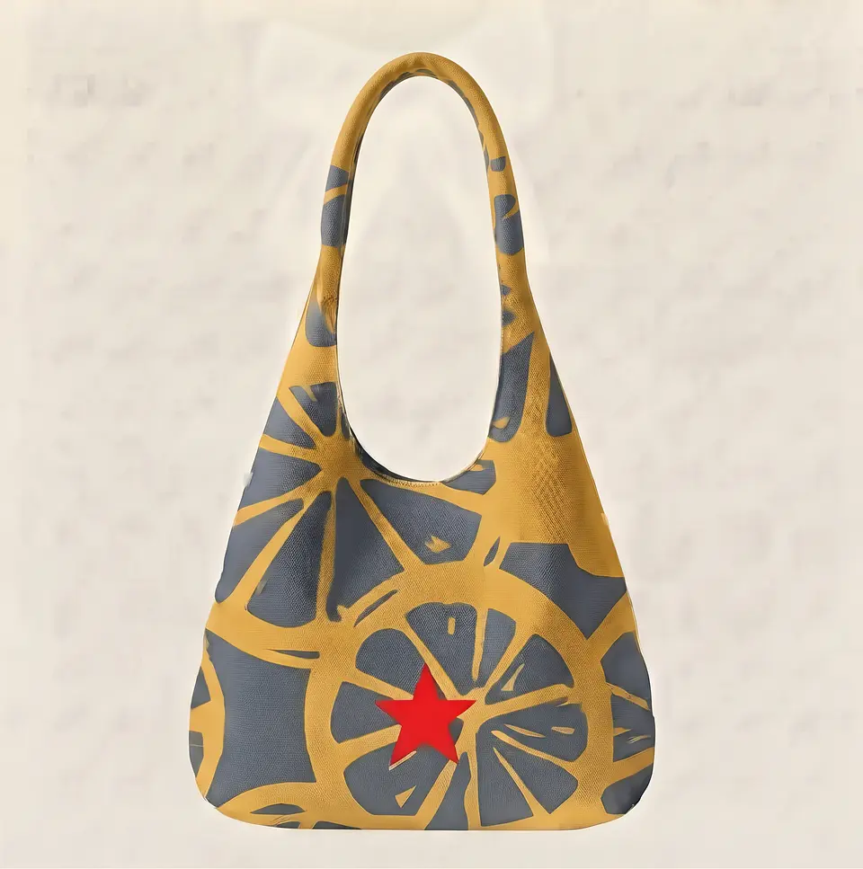 Bianca bag | Frutas | Laranja | Cinza e amarelo 1