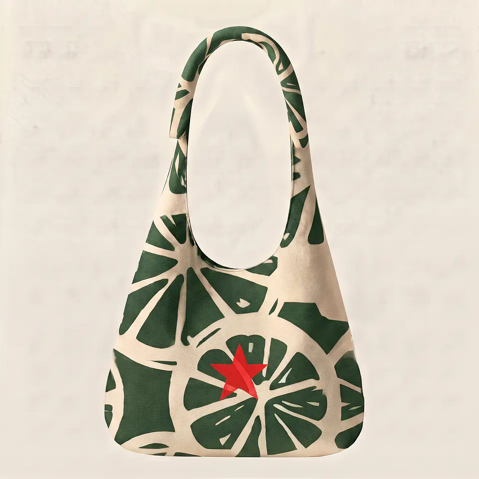 Bianca bag | Frutas | Laranja | Verde e creme 1