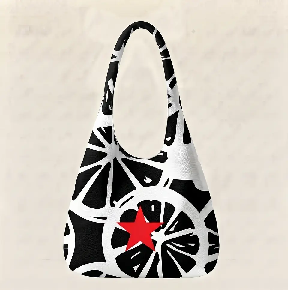 Bianca bag | Frutas | Laranja | Preto e branco 1