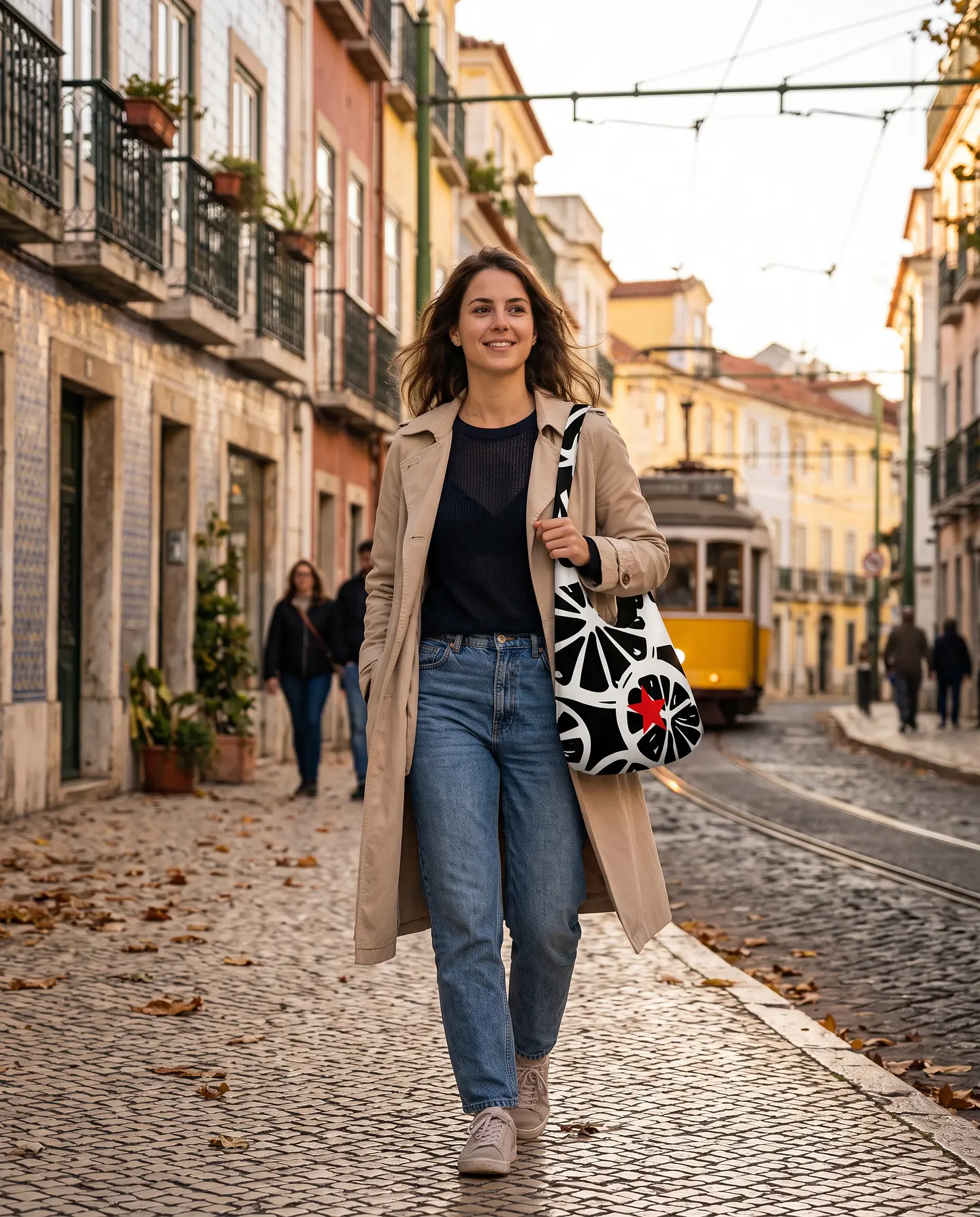 Bianca bag | Frutas | Laranja | Preto e branco 2