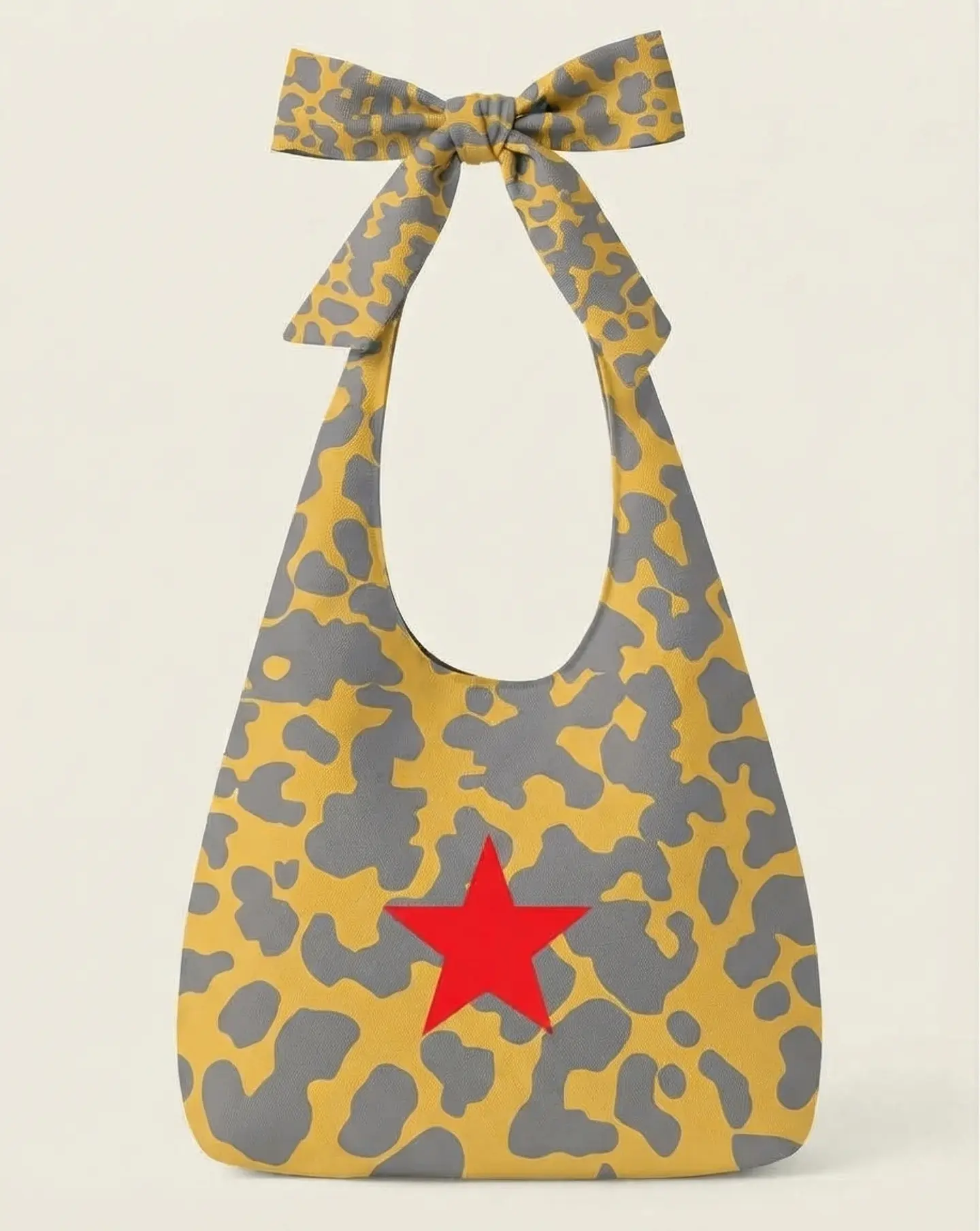 Bianca bag | Animal print | Zazu | Cinza e amarelo 4