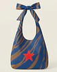 Lola bag | Animal print | Savana | Azul e castanho - Thumbnail 1