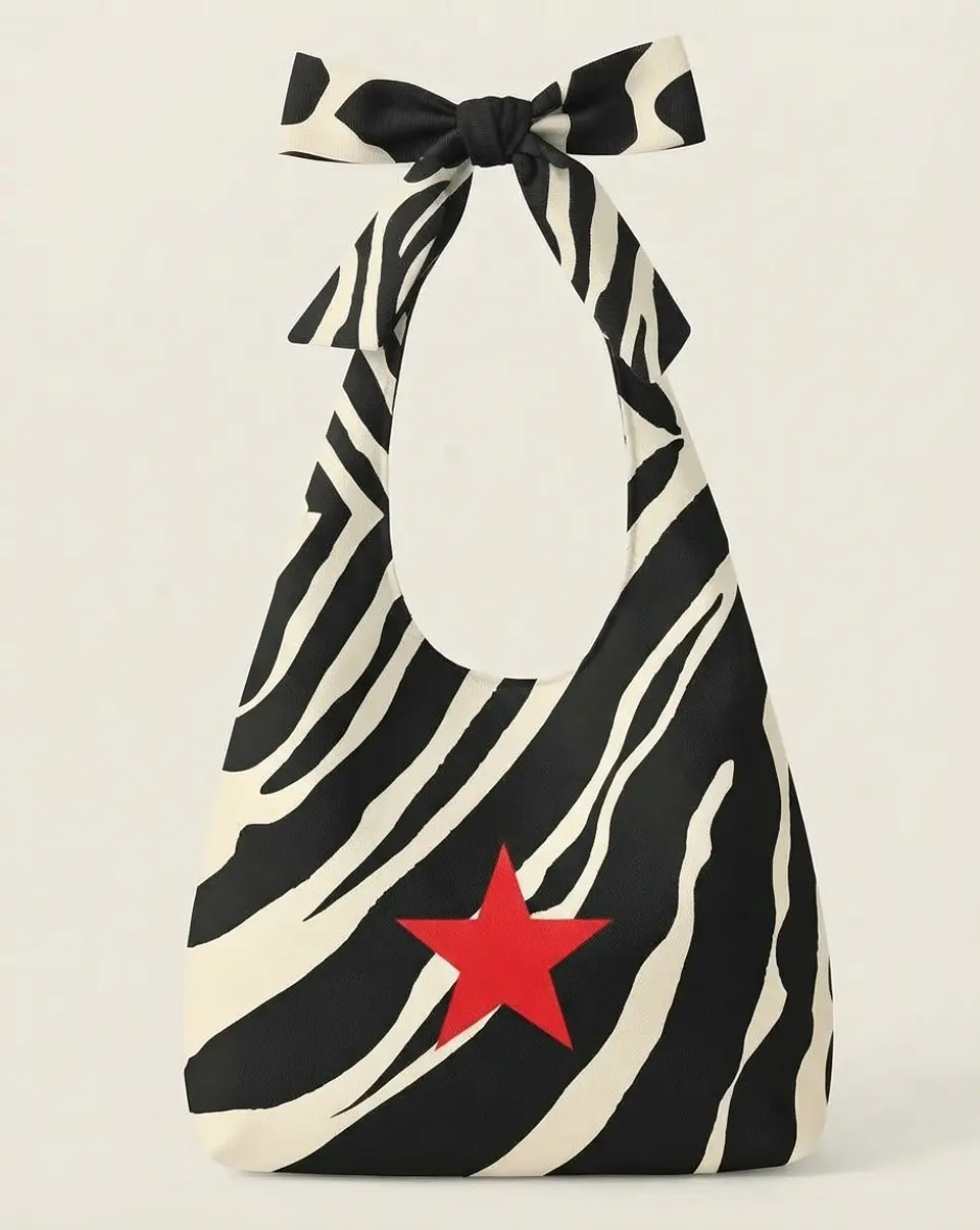 Lola bag | Animal print | Savana | Preto e branco 1